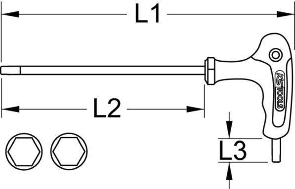 KS TOOLS Отвертка 151.2692